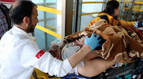 Polisi karşısında görünce 5. kattan atladı