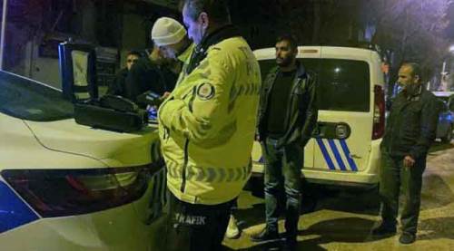 Polisten kaçan alkollü sürücü yakalanınca "bizi yaktınız" dedi