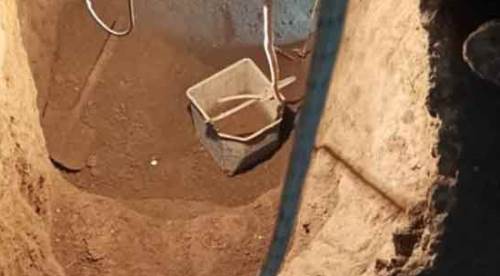 Polisten kaçmak için 10 metrelik tünel kazdı!