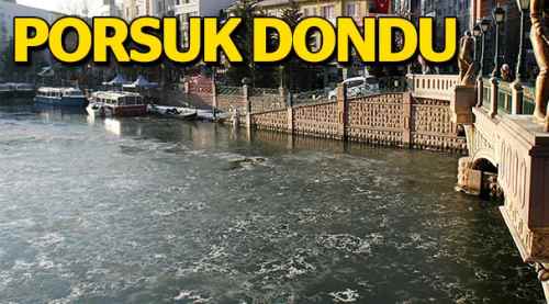 Porsuk Çayı dondu
