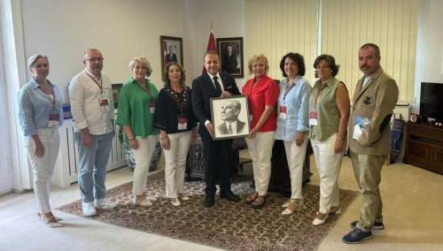 Prag Büyükelçisi Dr. Egemen Bağış, ERBALDER heyetini ağırladı