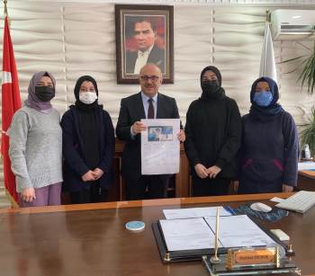 Proje Ekibi İlçe Milli Eğitim Müdürü Demir’İ Ziyaret Etti
