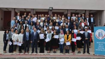 Proje Yürütücülerine Teşekkür Belgeleri Verildi
