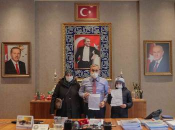 Projelerini Başkan Alim Işık’A Tanıttı
