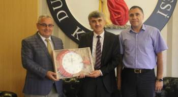 Ptt Kütahya Başmüdürü Özdoğru’Dan Rektör Uysal’A Ziyaret
