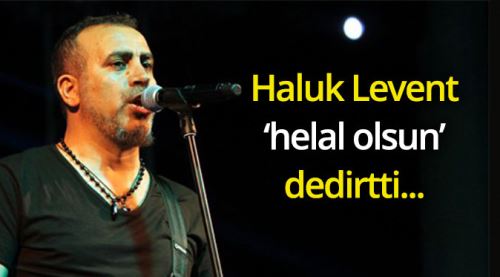 Recep Sert’ten Haluk Levent’e teşekkür