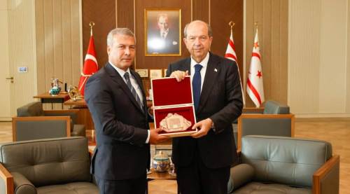 Rektör Adıgüzel, KKTC ziyaretinde eğitim iş birliklerini görüştü