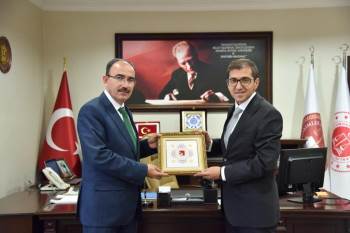 Rektör Beydemir’Den, Başsavcı Olgun’A Hayırlı Olsun Ziyareti
