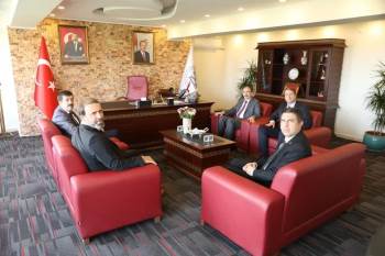 Rektör Beydemir’Den Tekin’E Tebrik Ziyareti
