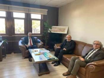 Rektör Beydemir İle Başkan Şahin Bir Araya Geldi
