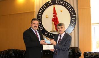 Rektör Çomaklı, Rektör Uysal’I Ziyaret Etti
