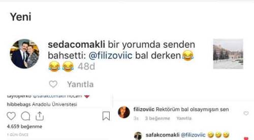 Rektör Çomaklı ve eşi sosyal medyayı salladı