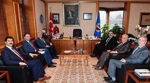 Rektör Çomaklı’ya ziyaretler