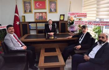 Rektör’Den Başkan Ceyhun’A Tebrik Ziyareti
