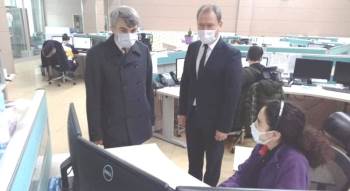 Rektör Uysal, 112 Acil Çağrı Merkezini Ziyaret Etti
