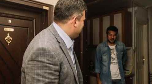 Rektörü karşılarında görünce...