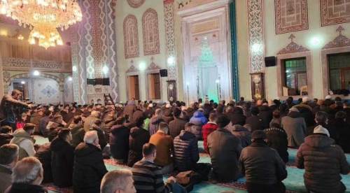 Reşadiye Camii'nde Regaip Kandili coşkusu