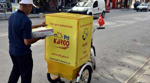 Resmi hizmete mahsus bisiklet iş başında