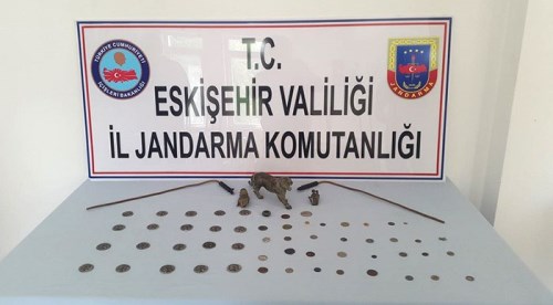 Roma dönemine ait tarihi eserler ele geçirildi