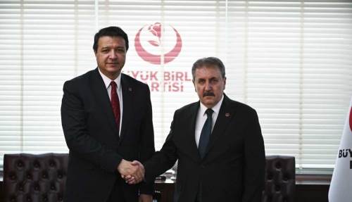 Saadet Partisi Genel Başkanı Arıkan'dan BBP Genel Başkanı Destici'ye ziyaret