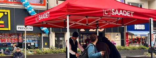 Saadet Partisi Hamamyolu’nda vatandaşlarla buluştu