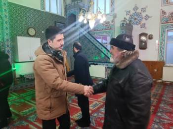 Sabah Namazında Köy Halkıyla Buluştu
