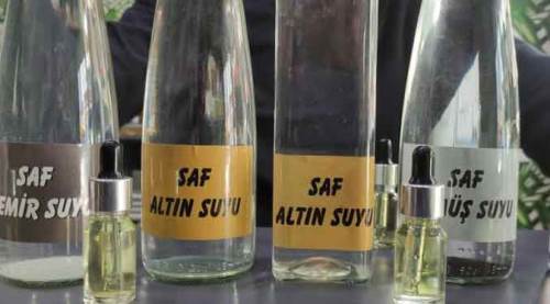 Saf altın suyu üretip satıyor! Fiyatı ise...