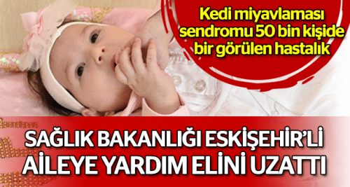 Sağlık Bakanlığı Eskişehirli aileye el uzattı