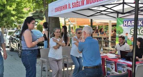 Sağlık Bakanlığı'nın kampanyası Eskişehirlileri teste soktu