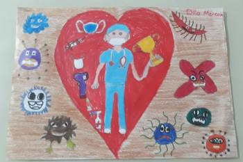 Sağlık Çalışanlarına Destek Olmak Amacıyla Sanal Resim Sergisi Oluşturdular
