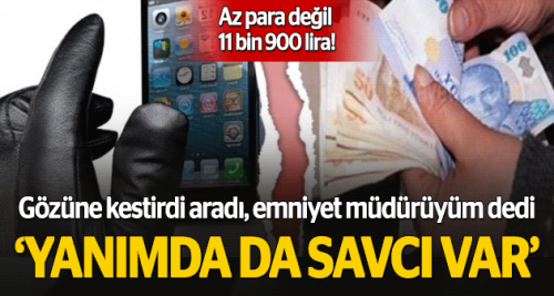 Sahte emniyet müdürü paraları kaptı!