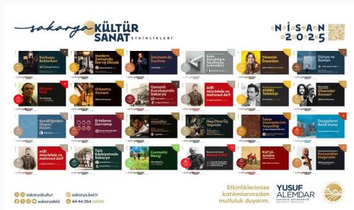 Sakarya Büyükşehir'in Nisan kültür sanat takvimi açıklandı