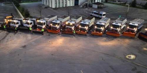 Sakarya karla mücadele için 7/24 görevde