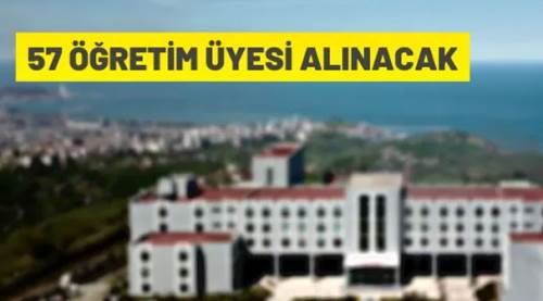 Samsun Üniversitesi 57 Öğretim Üyesi alıyor