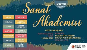 Sanat Akademisi Kayıtları Başladı
