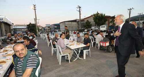 SANAYİ'DE İFTAR SEVİNCİ
