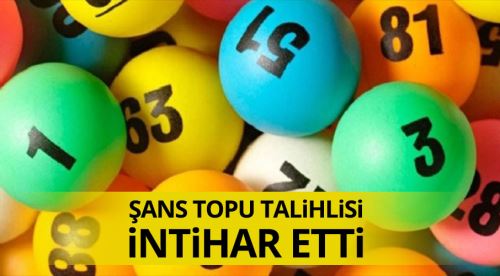 Şans topu talihlisi intihar etti!
