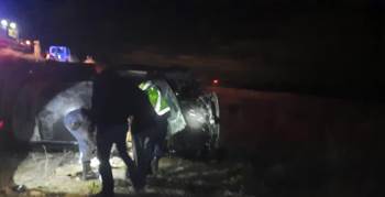 Şarampole Devrilen Hafif Ticari Araçta 5 Kişi Yaralandı
