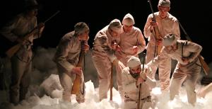 'Sarıkamış' sahne aldı