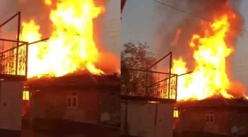 Şarj aleti evi kül etti!