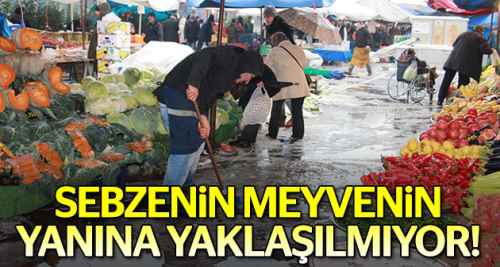 Sebze ve meyvede fiyatlar uçtu
