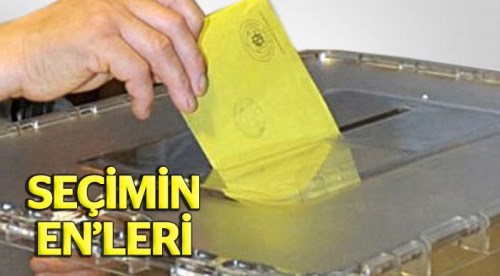 Seçimin en'leri