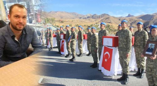 Şehidimizin naaşı törenle Eskişehir'e uğurlandı