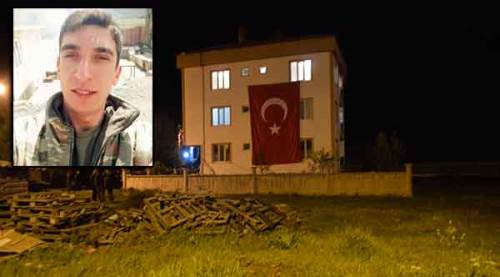 Şehidin evine ateş düştü...