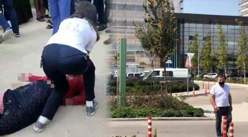 Şehir Hastanesi bahçesinde akıl almaz ölüm!