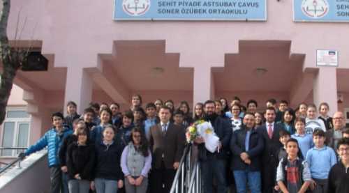 Şehit astsubayın adı okulda yaşatılıyor