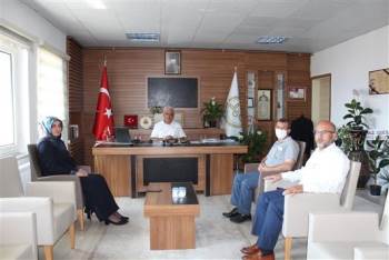 Şehit Babası Er’Den İl Müftüsü Erhun’A Ziyaret
