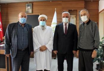 Şehit Kaymakam Safitürk’Ün Babasından Müftü Erhun’A Ziyaret
