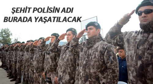Şehit polisin adı kütüphaneye verildi