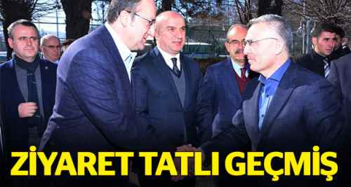 Şeker ziyareti 'tatlı' geçmiş